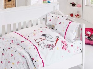 Детское постельное бельё Stork Pembe First Choice Бамбук в кроватку